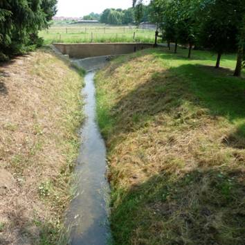 Einlaufbauwerk Hochwasserrckhaltebecken Sinthern